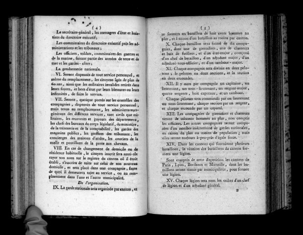 Extrait du Bulletin des Lois de la République française. N. 137