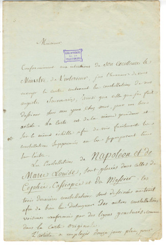 Bouvard, administrateur du Bureau des longitudes