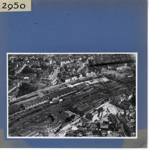 Angers : Vue aérienne de la gare Saint-Laud