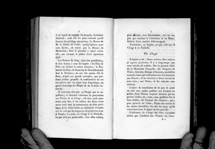 Agenda d'un député aux Etats-Généraux