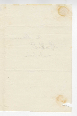 Correspondance de Armand Carrel [à Pierre-Jean David d'Angers]