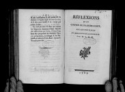 Réflexions d'un citoyen de Franche-Comté sur les privilèges et immunités de la noblesse, par M. L. D. W.