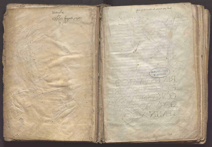 Moralia in Job, livres I à V.