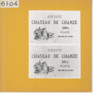 Faye-d'Anjou : Etiquette de vin du château de Chanzé
