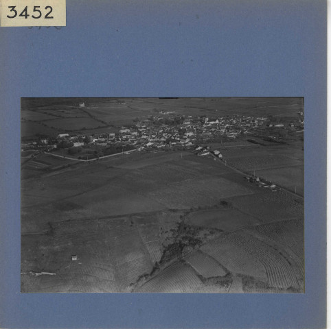 Beaulieu-sur-Layon : Vue aérienne