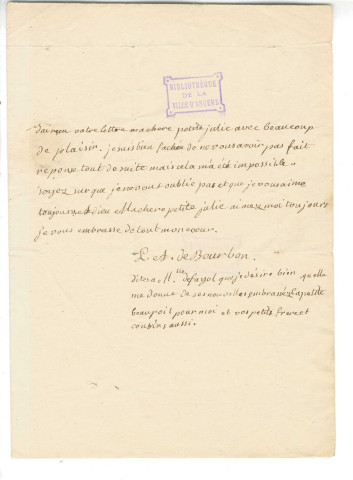 Bourbon (Louise-Anne de)