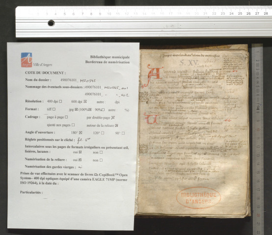 Alain de Lille. « Incipit Anticlaudianus Alani de Auturufino [sic ; corr. de Autissiodoro] »