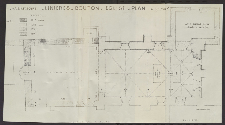 [Photographies des monuments du] Diocèse d'Angers : Linières-Bouton - Le May-sur-Èvre