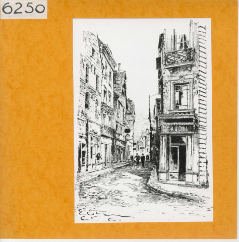 Angers : Entrée rue des Poëliers