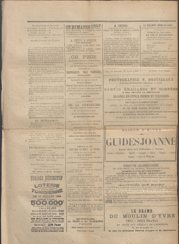 Le postillon. 20 mars 1884 (2e année, n° 78)