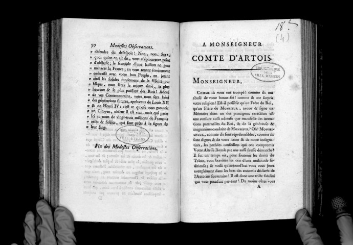 A Monseigneur, comte d'Artois