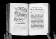 A Monseigneur, comte d'Artois