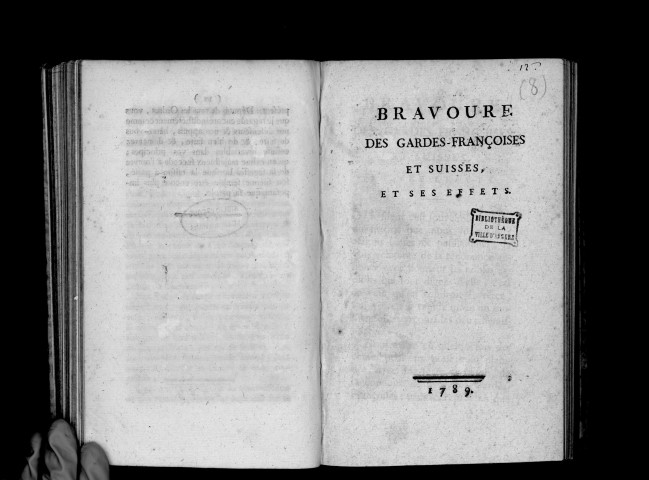 Bravoure des gardes françaises et suisses, et ses effets