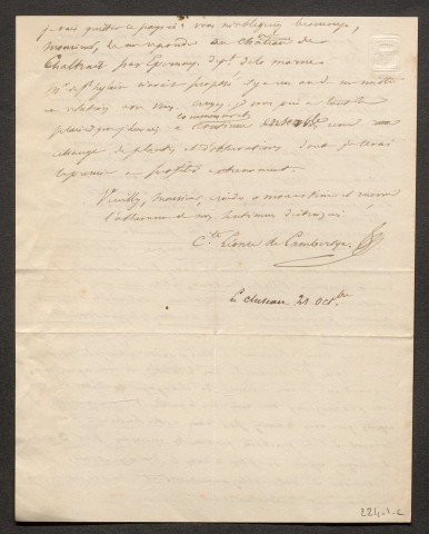 Lambertye, Léonce de