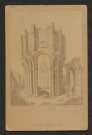 [Vue des ruines de Saint-Aubin au moment de la révolution en 1812]