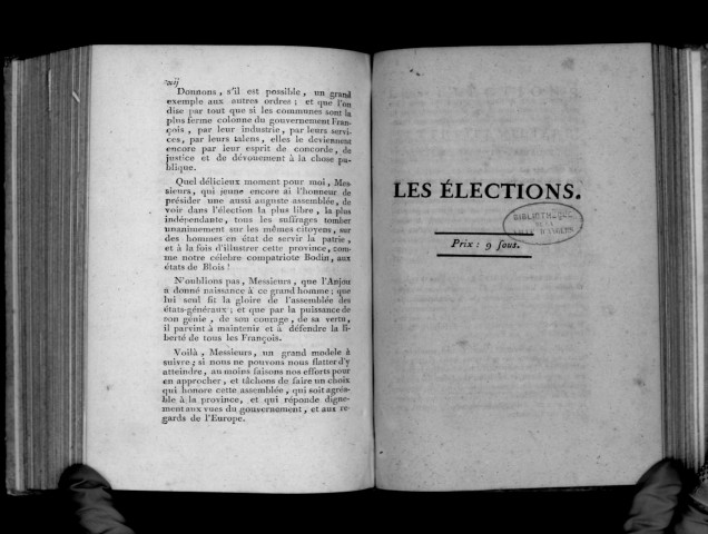 Les élections ou Lettre familière aux laboureurs de Bretagne, dans laquelle on leur indique les qualités que doivent avoir les personnes qu'ils ont à élire... on leur dévoile les différens manèges de l'intrigue... on les engage à se défendre eux-mêmes de leurs propres préjugés... le tout servant de suite à "l'Ecole des laboureurs" ; par Joseph-Marie Le Quinio [sic],...