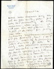 Lettres de Georges Migot à Jean Huré