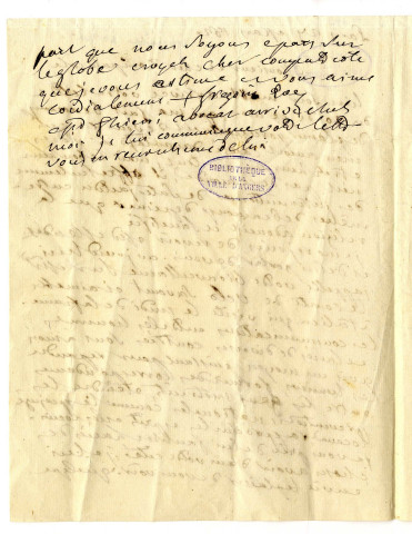 Correspondance de l'abbé Grégoire avec Pierre-Jean David d'Angers et François Lallemand