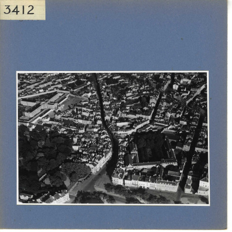 Angers : Quartier Saint-Michel, vue aérienne