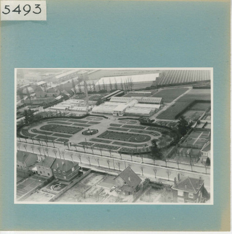 Angers : La Roseraie (vue aérienne)