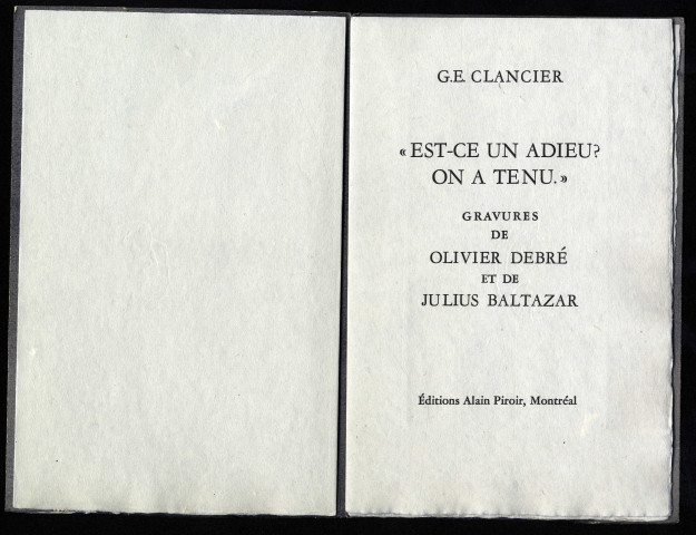 Est-ce un adieu ? On a tenu.