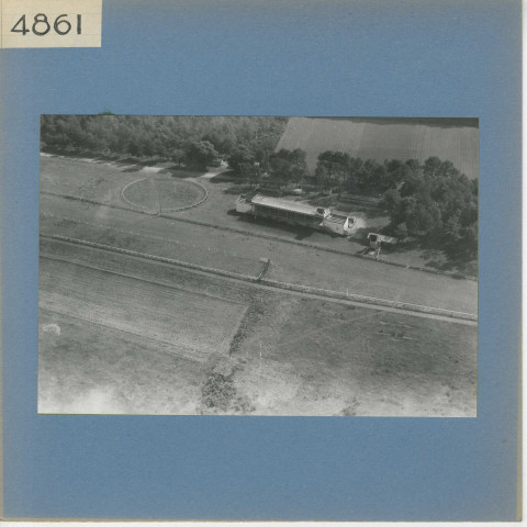 Durtal : Hippodrome (vue aérienne)