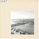 Angers : La Doutre, vue du Château