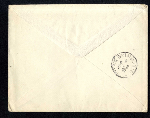 Lettre de Zoe Bengesco à Jean Huré