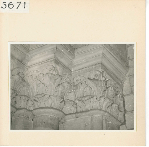 Angers : Chapiteaux (Cathédrale)