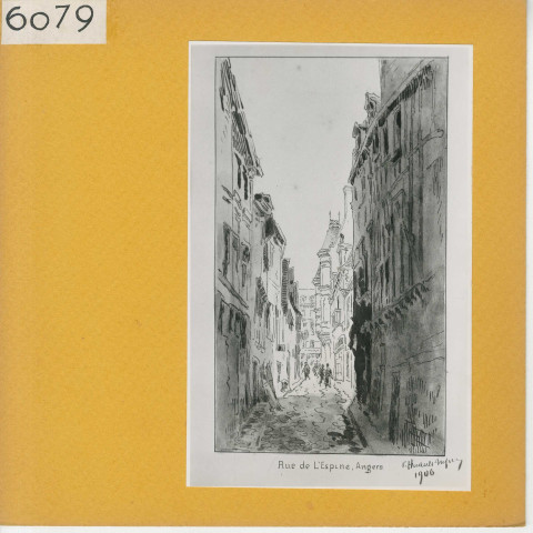 Angers : Rue de l'Espine (1906)