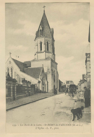 139. Les bords de la Loire. St-Remy-la-Varenne (M-et-L). L'église