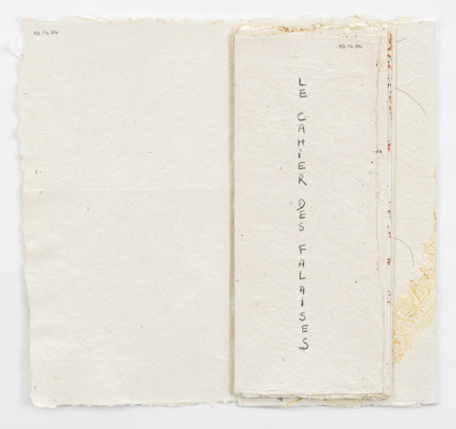 Le cahier des falaises