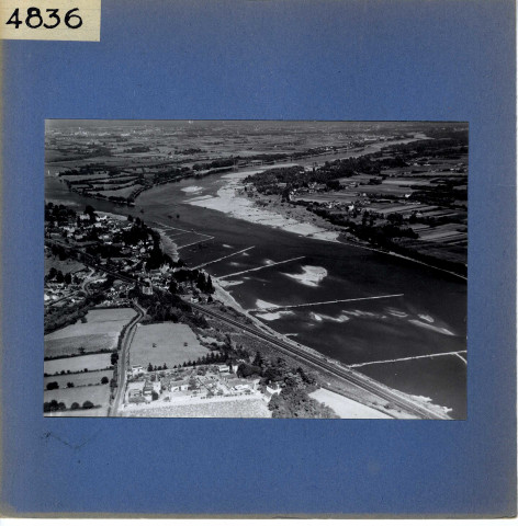 Bouchemaine : La Loire (vue aérienne)