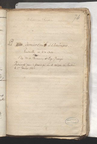 Le dernier oncle d'Amérique