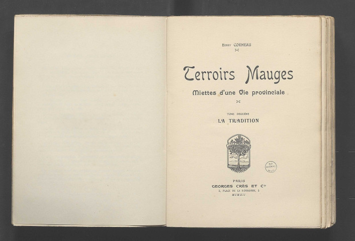 Terroirs Mauges, miettes d'une vie provinciale. 2, la tradition