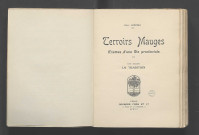 Terroirs Mauges, miettes d'une vie provinciale. 2, la tradition