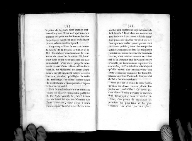 Lettre du comte de Mirabeau à ses commettants