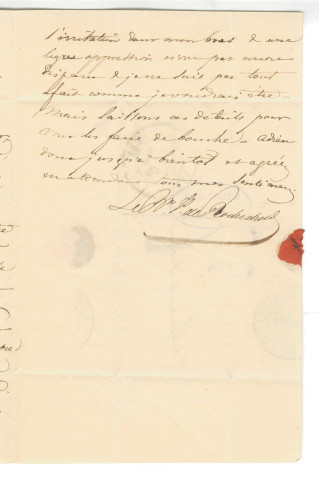 Correspondance du baron James de Rotschild adressée au docteur Lallemand