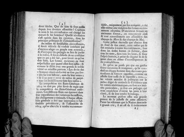 Voeu du tiers-état de la ville de Chartres sur sa représentation aux Etats-Généraux du royaume