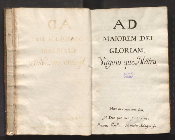 ["Ressort et étendue de la juridiction ordinaire de la sénéchaussée d'Anjou, ensemble du territoire et juridiction ordinaire de la prévôté, ville et quinte d'Angers, où sont remarquées plusieurs choses des antiquités d'Anjou, revu et augmenté du changement arrivé par l'érection du présidial de Château-Gontier"]