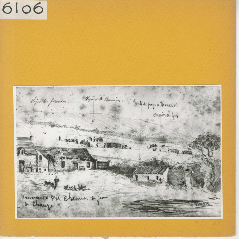 Faye-d'Anjou : Travaux de chemin de fer à Chanzé