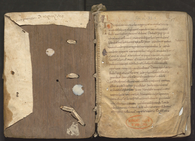 Recueil d'ouvrages de S. Grégoire de Nazianze, traduction de Rufin