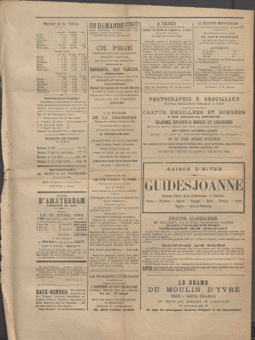 Le postillon. 27 mars 1884 (2e année, n° 85)