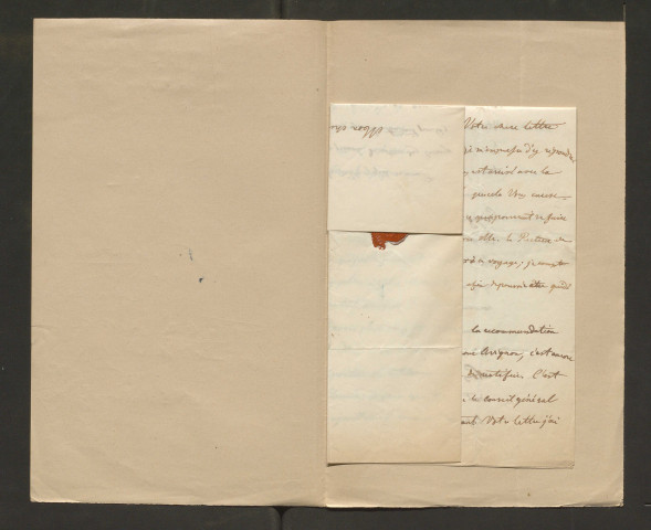 Correspondance passive de Pierre-Jean David d'Angers provenant de la collection d'André Bruel. Dossier 6, Lettre autographe de Joachim-Frédéric Kirstein à David d'Angers