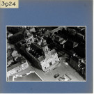 Segré : Eglise, vue aérienne