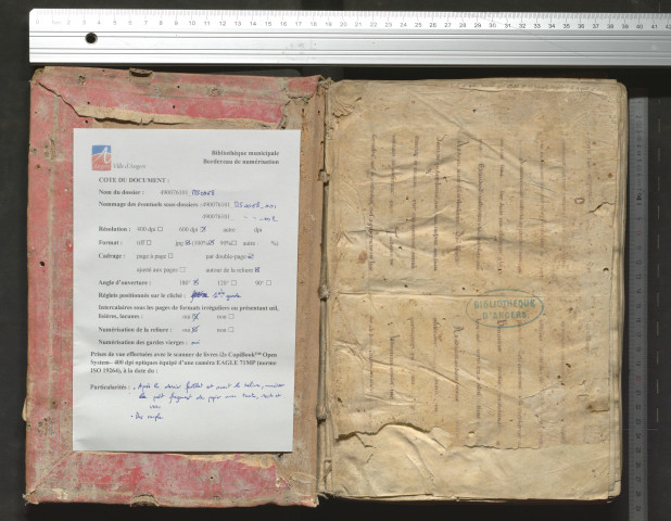 Commentaire incomplet sur les épîtres de S. Paul. « Omnis Scriptura divina more orationis rethorice... »