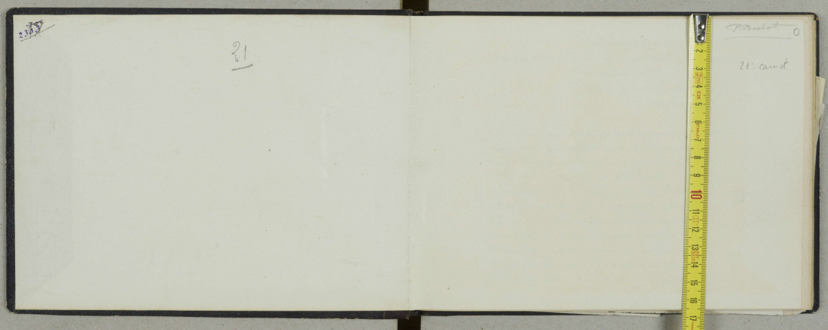 21 - Barbot. Poésies, manuscrit olographe