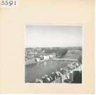 Angers : La Doutre, vue du Château