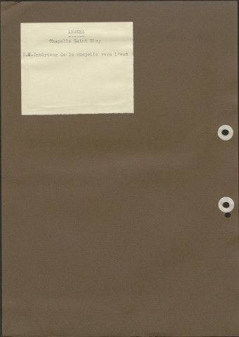 [Photographies de monuments du] Diocèse d'Angers