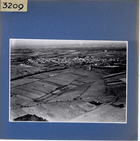 Beaulieu-sur-Layon : Vue d'ensemble (vue aérienne)